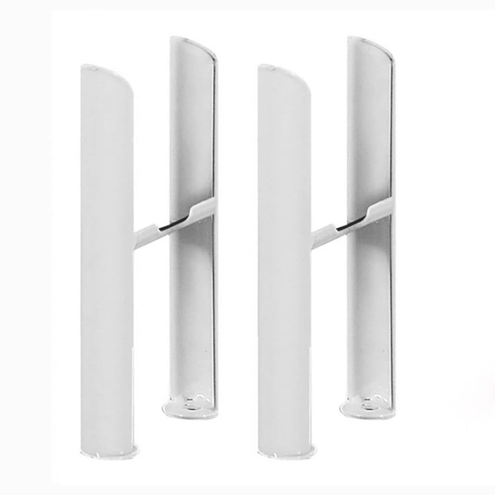 Ashbourne 3 Column Feet White