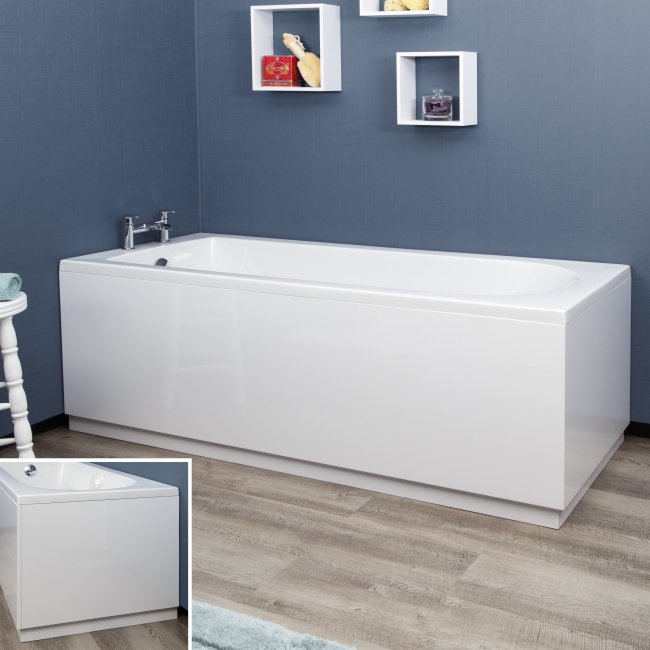 Halite 1600mm Waterproof Bath Front Panel