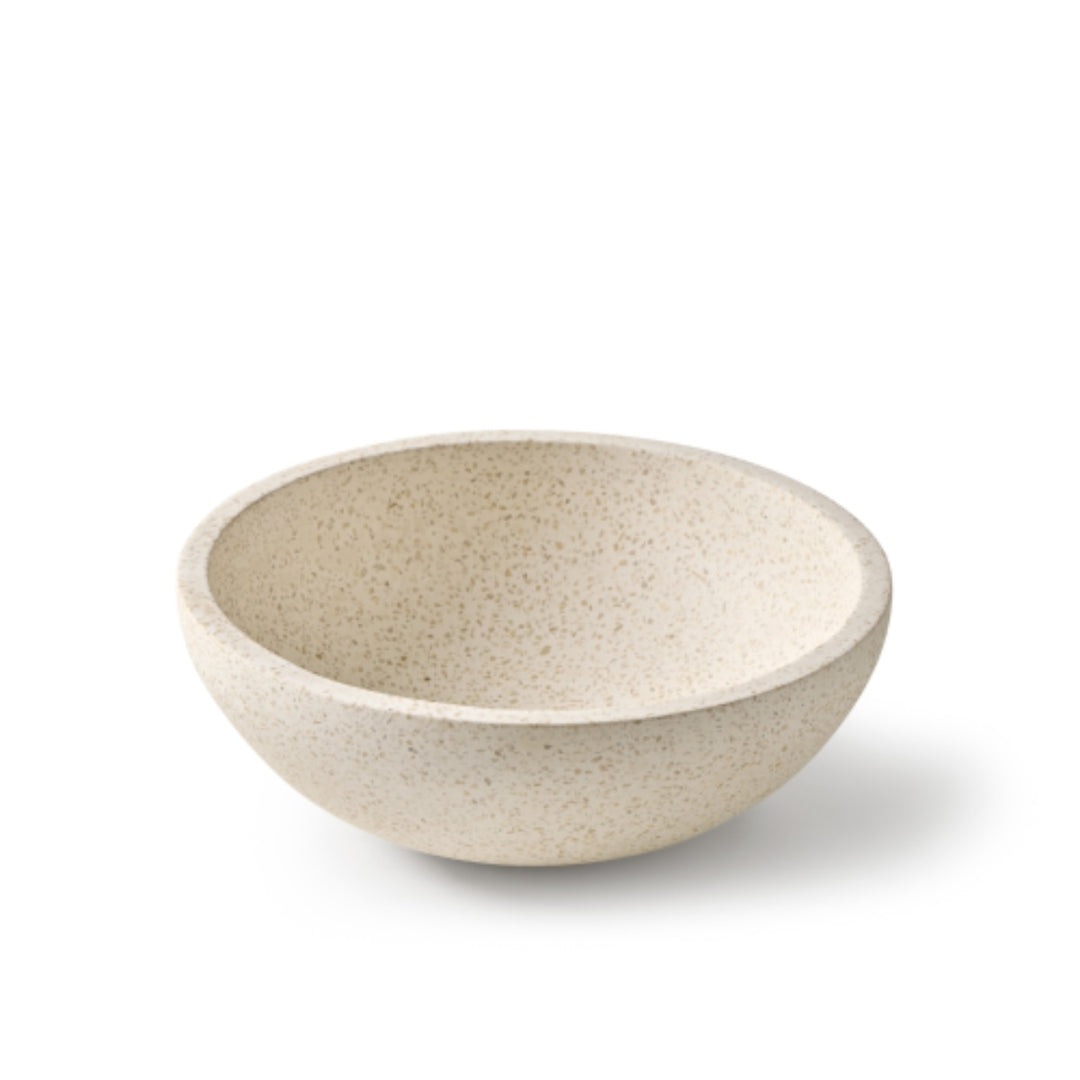 Venecia Terazzo Stone Mix Wash Basin - 35x35x13cm - White