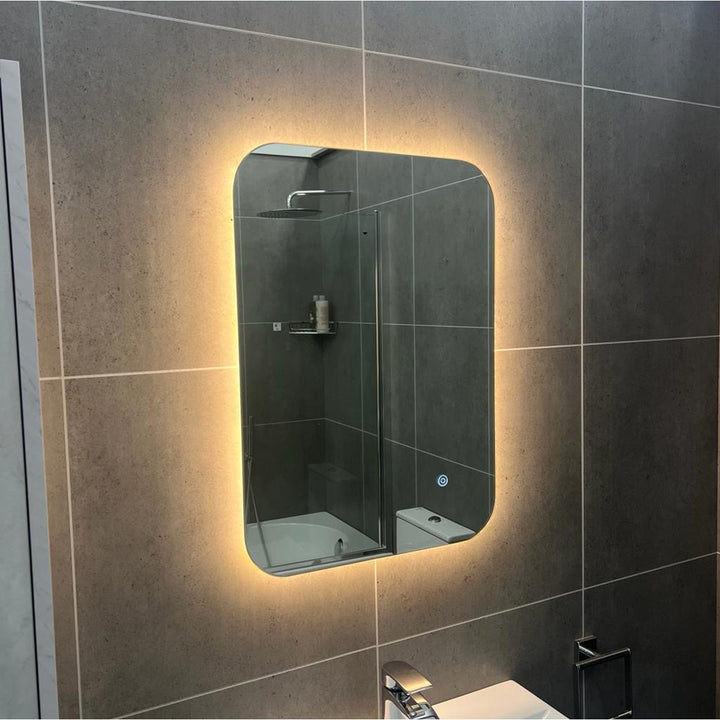 800mm x 600mm LED Mirror With demister & Bluetooth