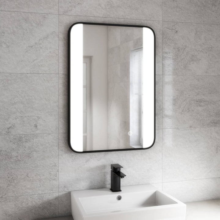 Freestanding Bath Deal With Vanity Unit - Oak & Black - VODASUITE14
