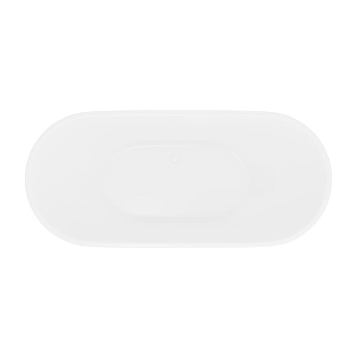 Freestanding Modern Double Ended Bath 1660mm - Olivia By Voda Design