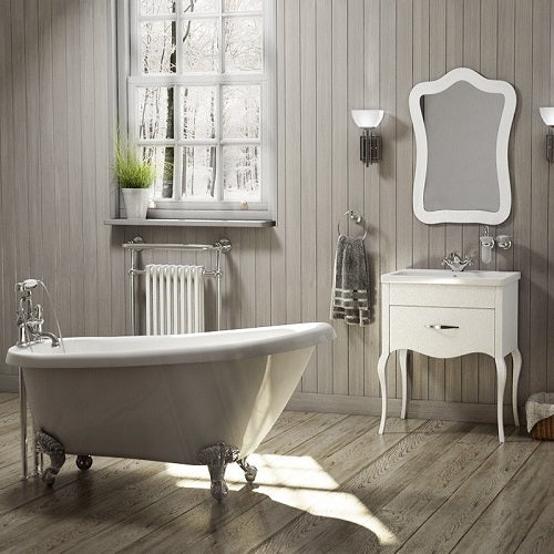 Freestanding Traditional Single Ended Slipper Bath With Ball And Claw Feet 1685mm - Belgravia By Voda Design