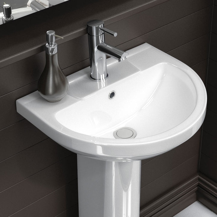 500mm Basin & Pedestal - VBAS005
