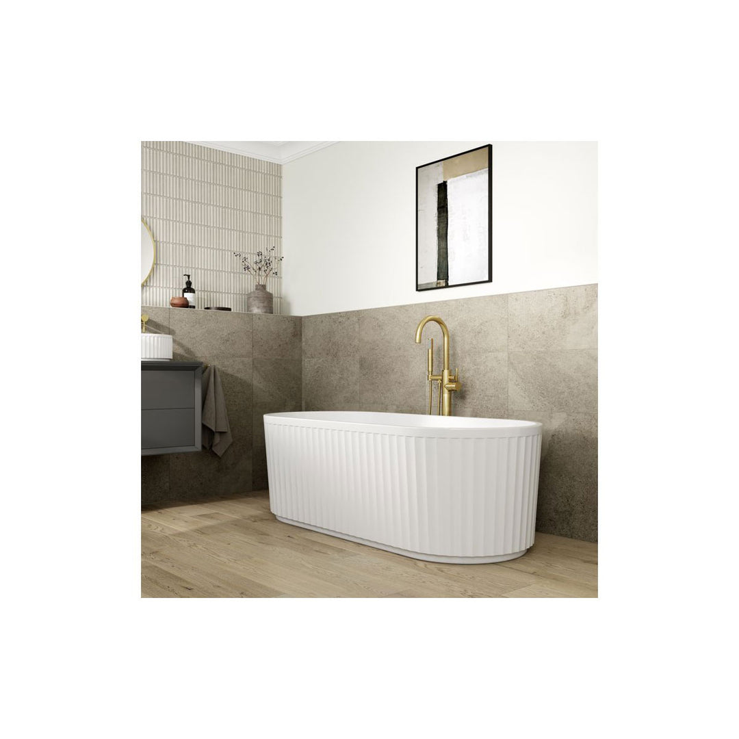Ember 503mm Floor Standing WC Unit - Matt Clay