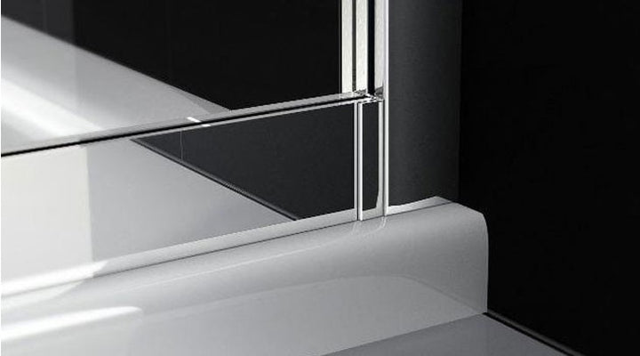 Single Sliding Shower Door 1000mm - Kaso 6 by Voda Design (6mm Thick)