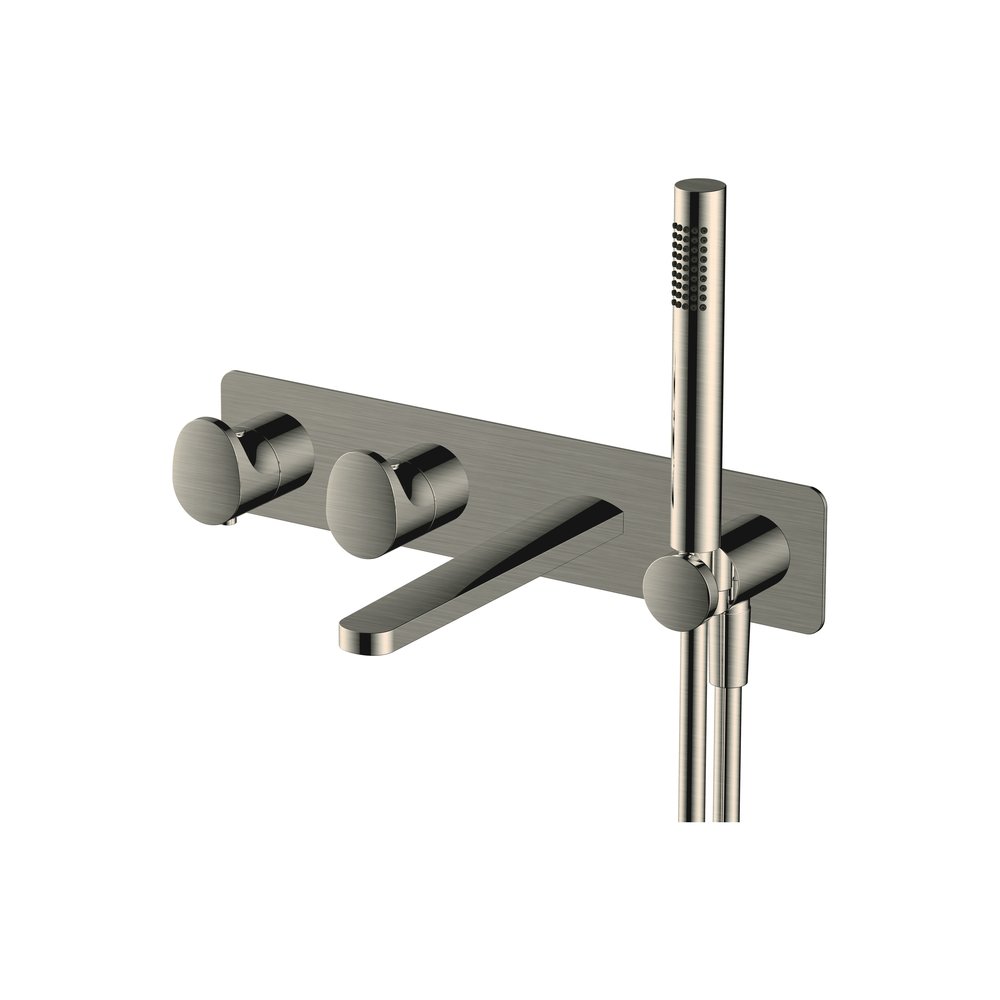 Rak Dual Outlet Thermo Shw Kit & Spout Nkl