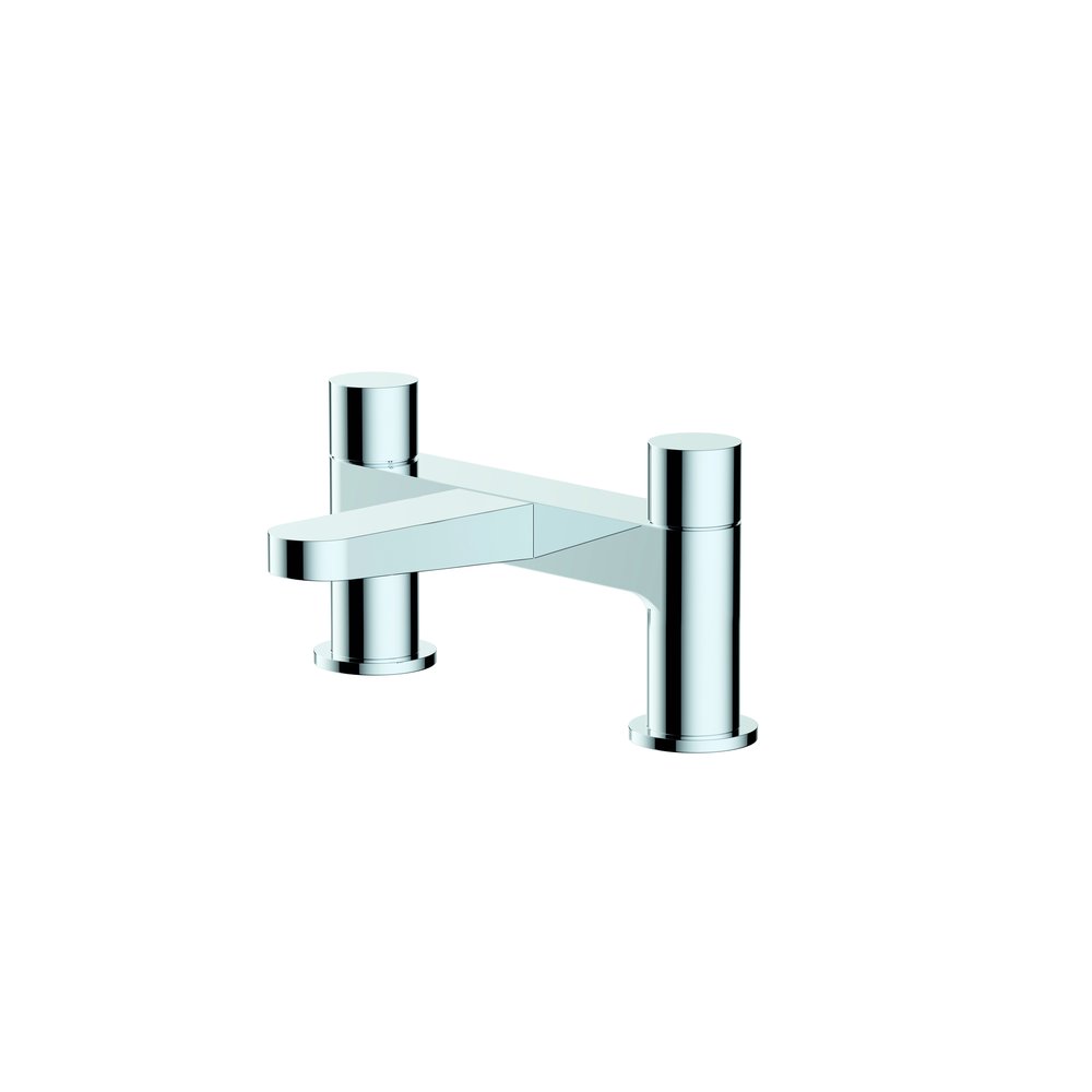 Rak Petit Round Deck Bath Filler Chrome