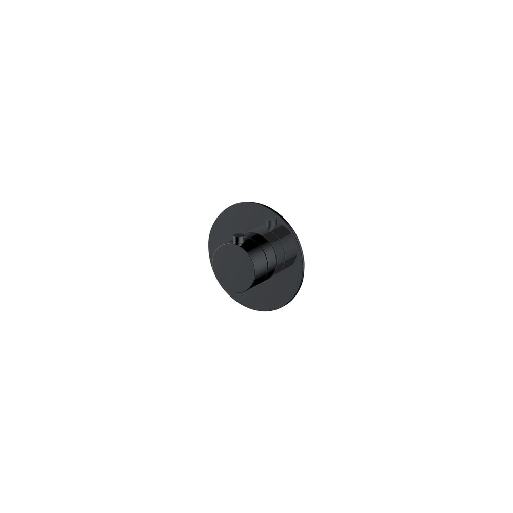 Rak Petit Round Concealed Thermostat Black