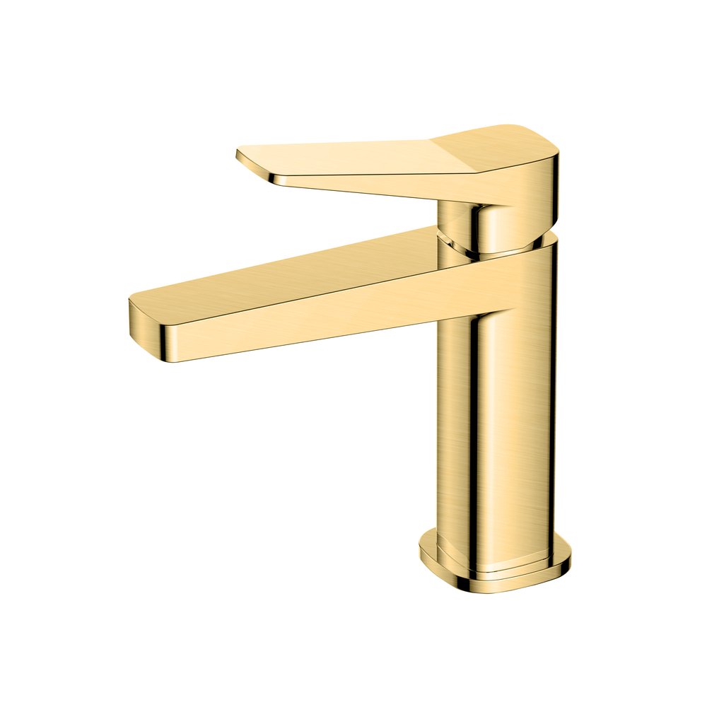 Rak Petit Square Standard Basin Mixer Gold