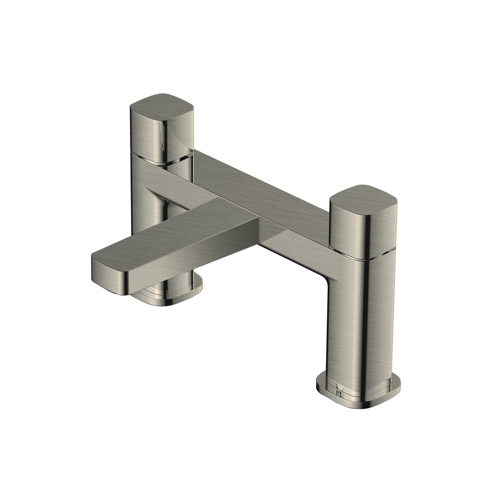 Rak Petit Square Bath Filler Nickel
