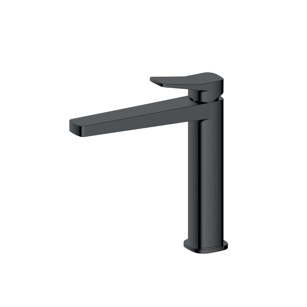Rak Petit Square Mid Height Basin Mixer Blk