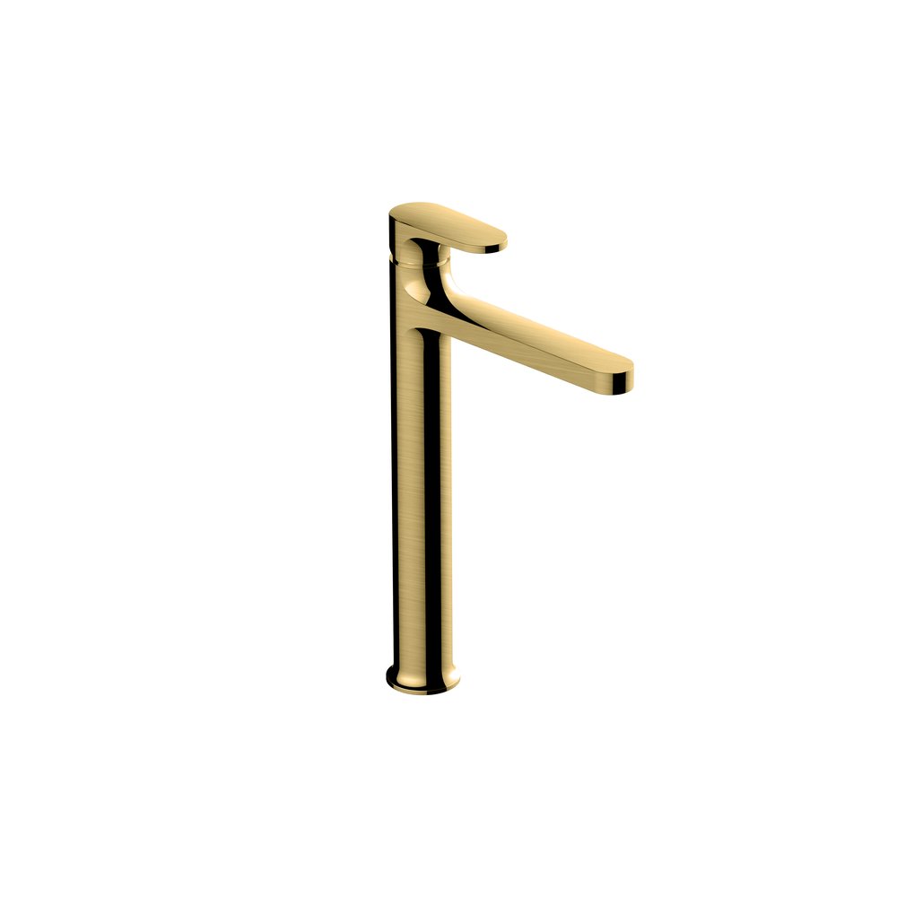 Rak Portofino Tall Basin Mixer Gold