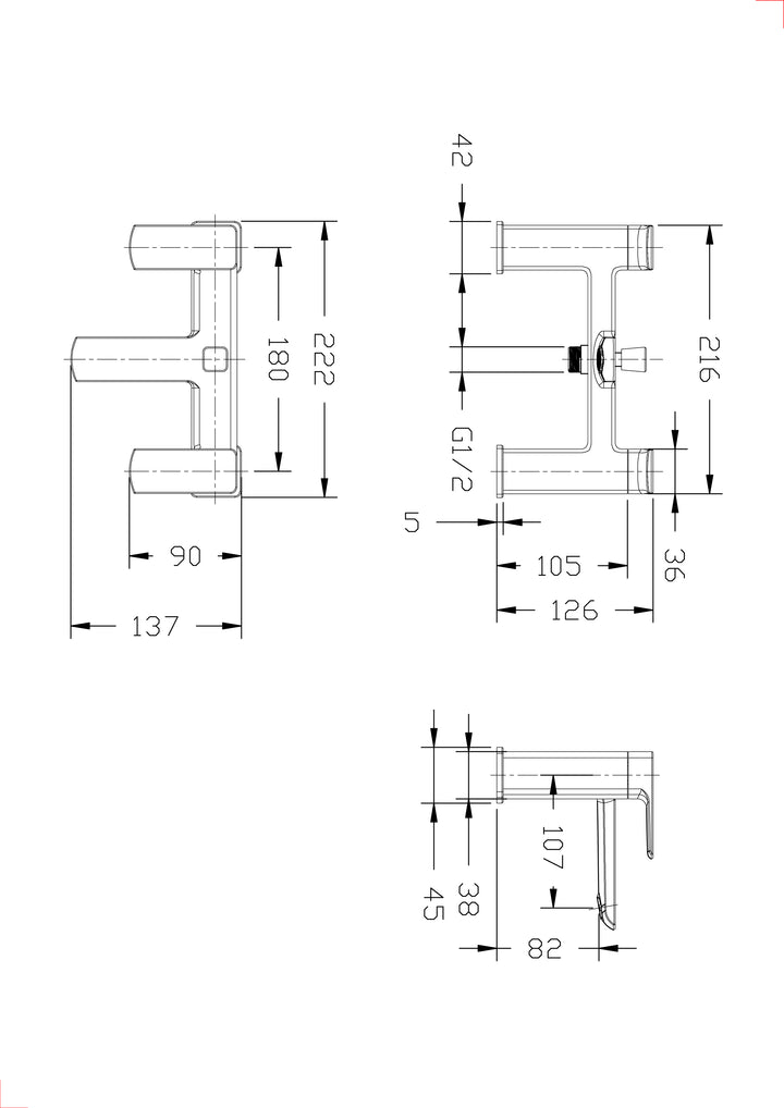 RAK Ceramics Summit Bath Shower Mixer Tap