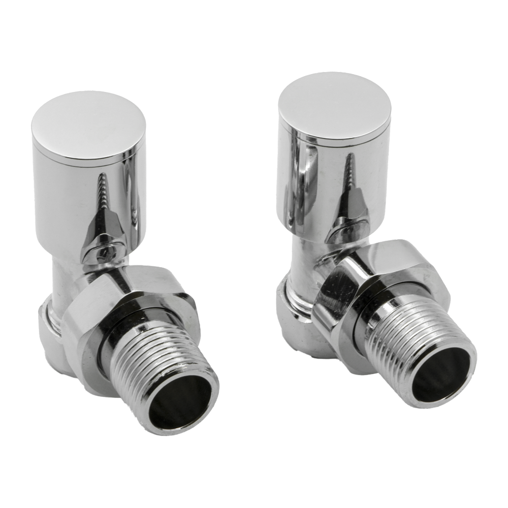 Reina Portland Angled Valves - Chrome