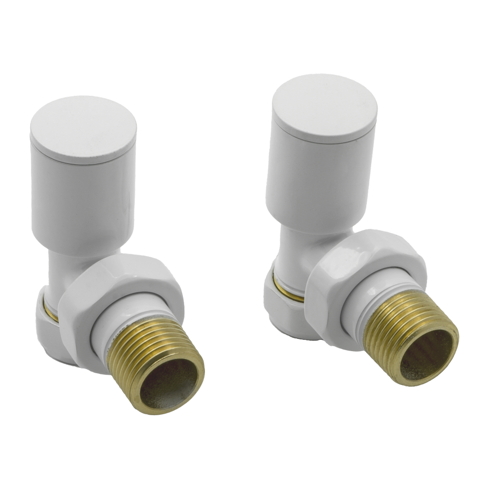 Reina Portland Angled Valves - White