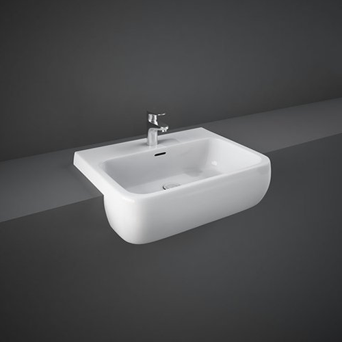 RAK Metropolitan 52cm Semi Recessed Basin 2th