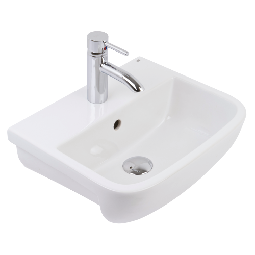 RAK Series 600 42cm Semi Recessed Basin 2th