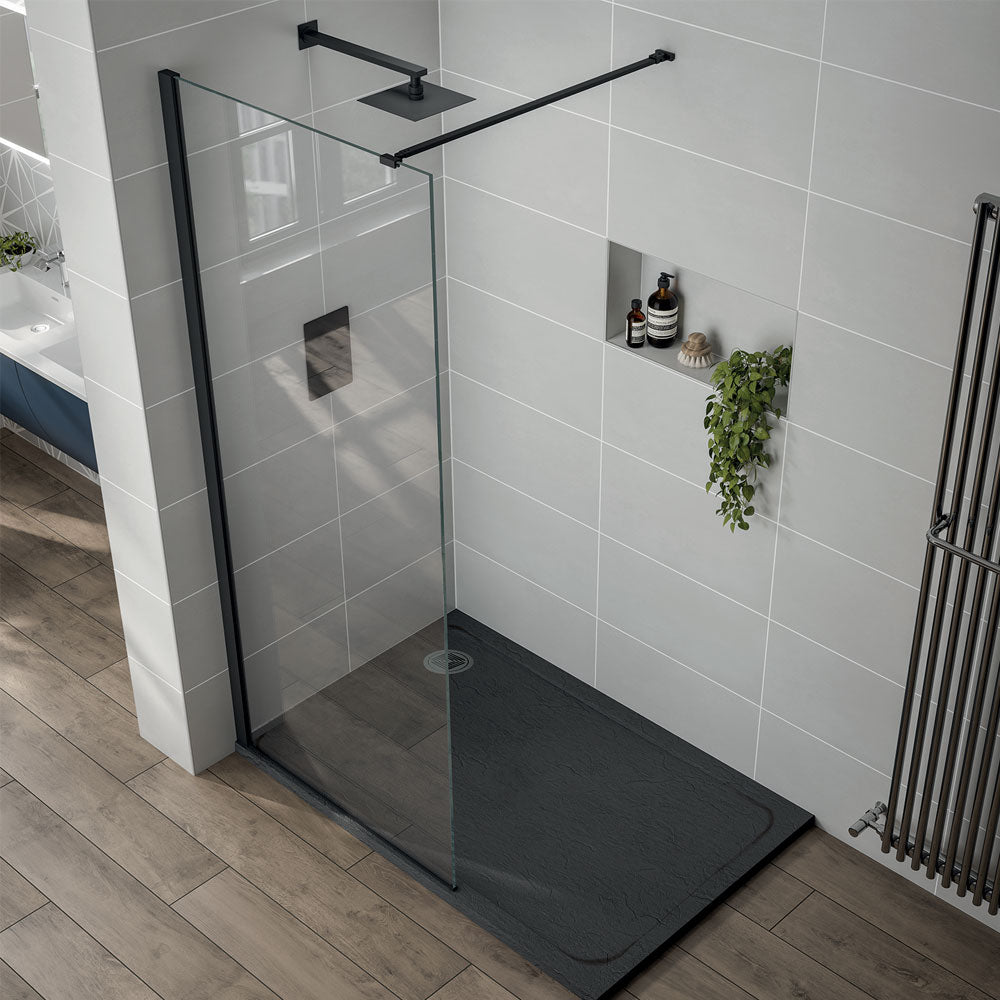 Slate Effect 1000 X 800mm Rectangular Shower Tray