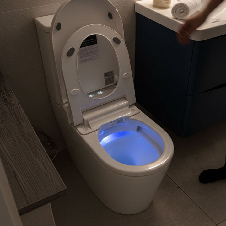 Close Coupled Smart Toilet With Heated Seat & Ambient Lighting