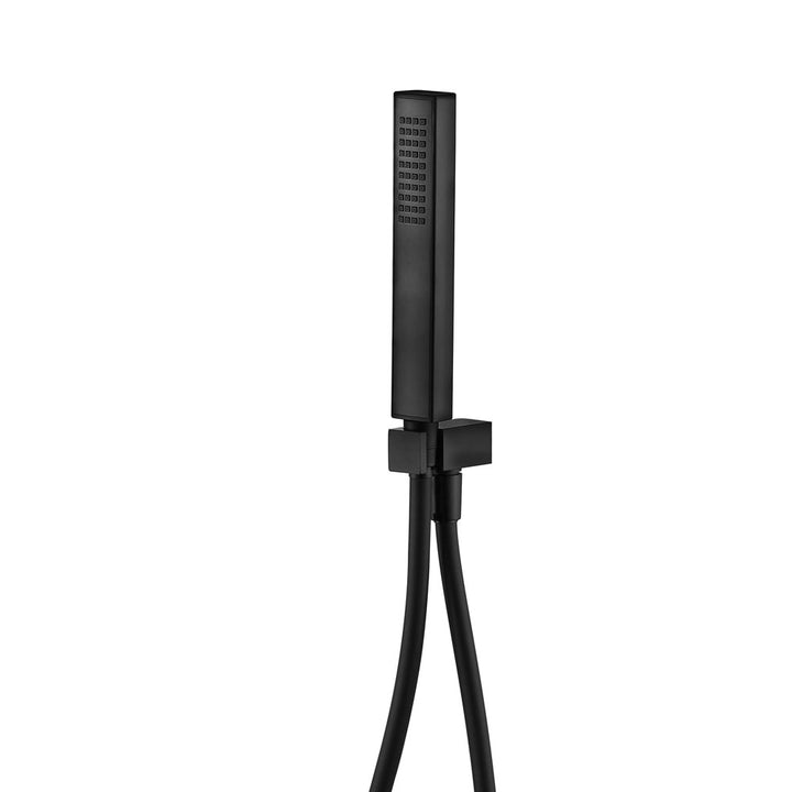 Square Handset,Wall Bracket and Hose by Voda Design