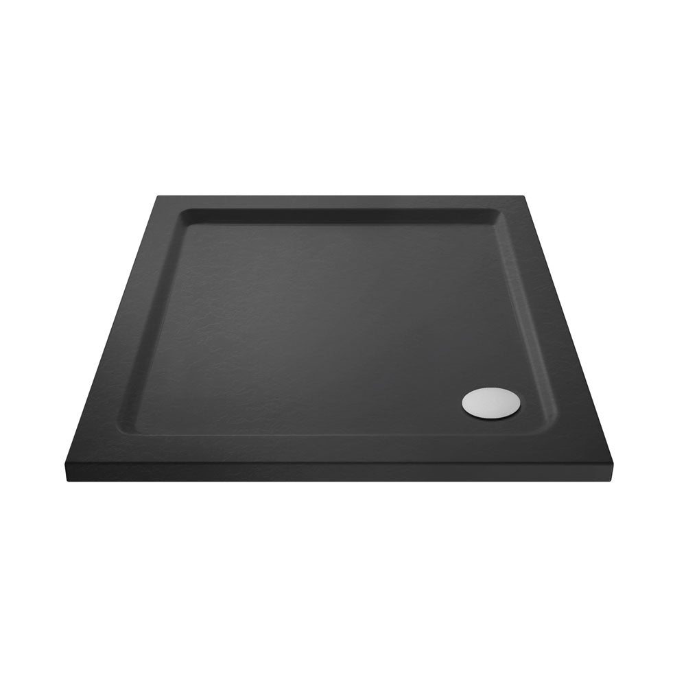 Slate Grey Square Shower Tray 1000 x 1000mm - Jewel by Voda Design
