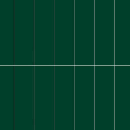 Fibo Urban - 2.4m x 0.6m Wall Panel - Bottle Green (Stacked Subway) - Single