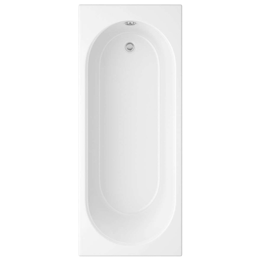 Arley Cascade 1700mm No Tap Holes Standard Single Ended Bath