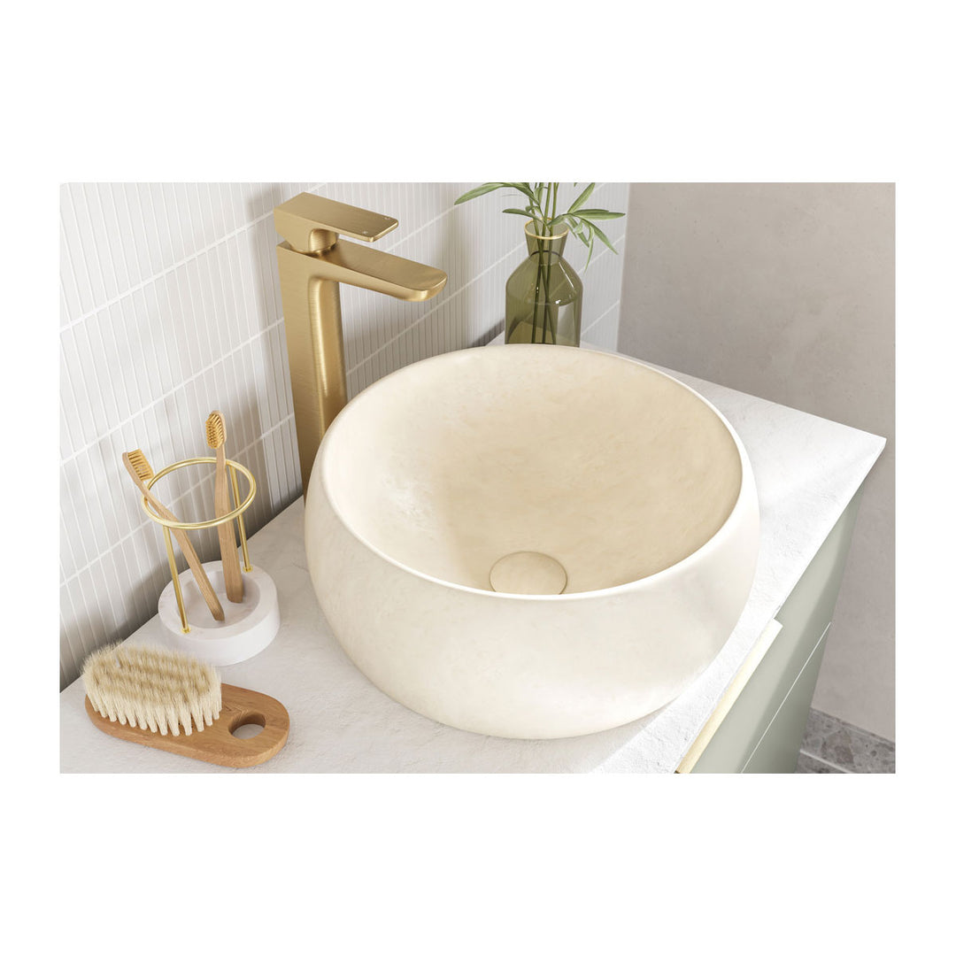 Hadleigh 500mm WC Unit - Matt Olive Green