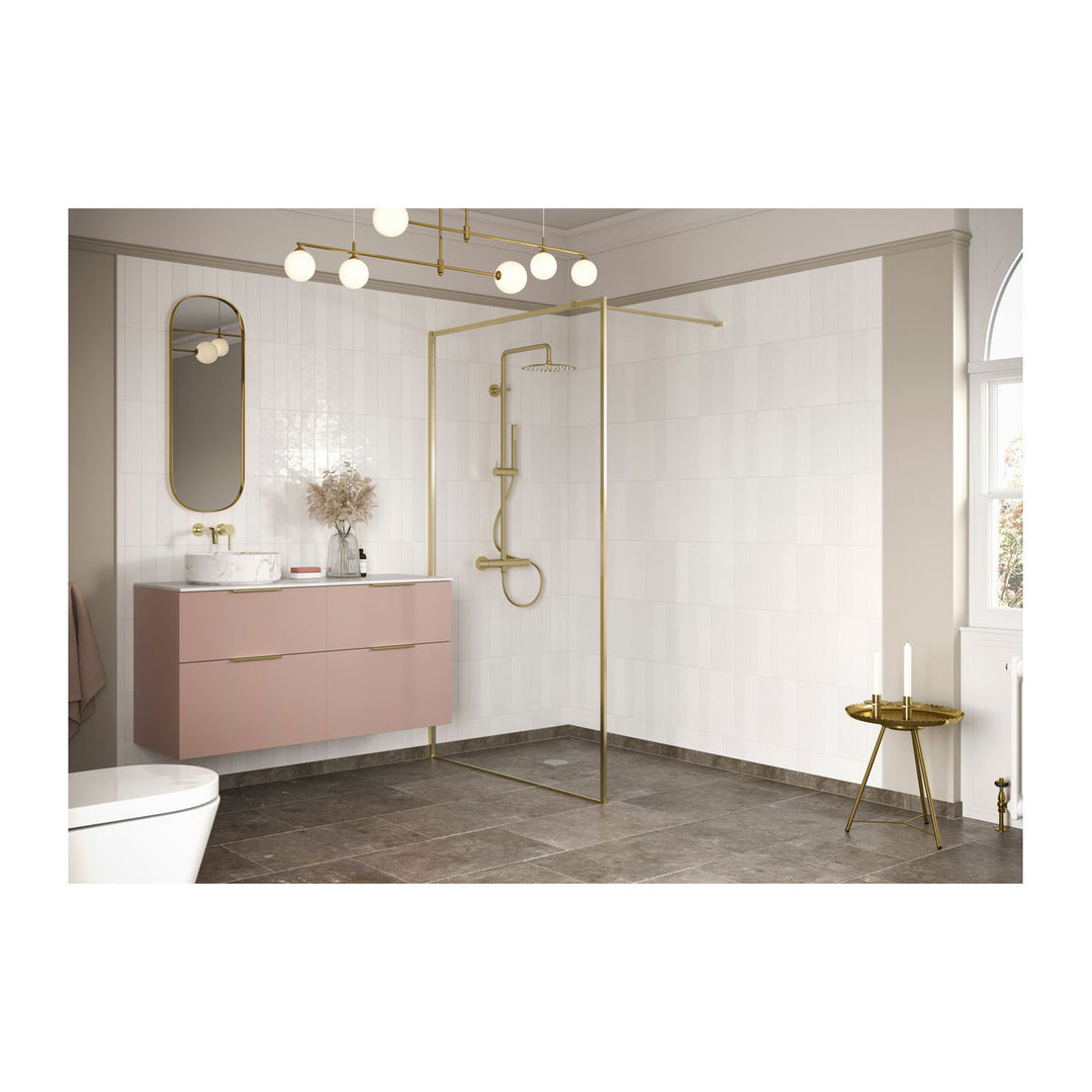 Hadleigh 500mm WC Unit - Matt Antique Rose
