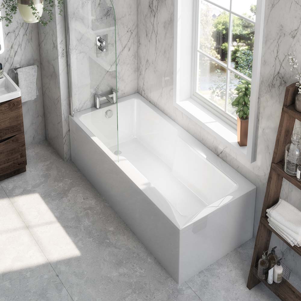 1700 x 750mm Shower Bath - Inspire By Voda Design