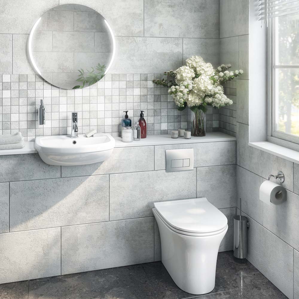 Synergy Fluid 500mm Semi Recessed Basin