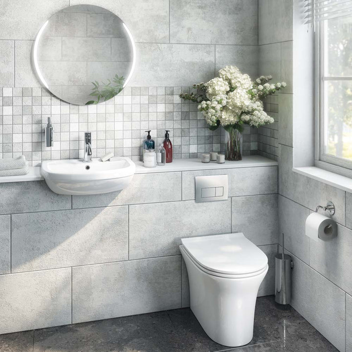 Synergy Fluid 500mm Semi Recessed Basin