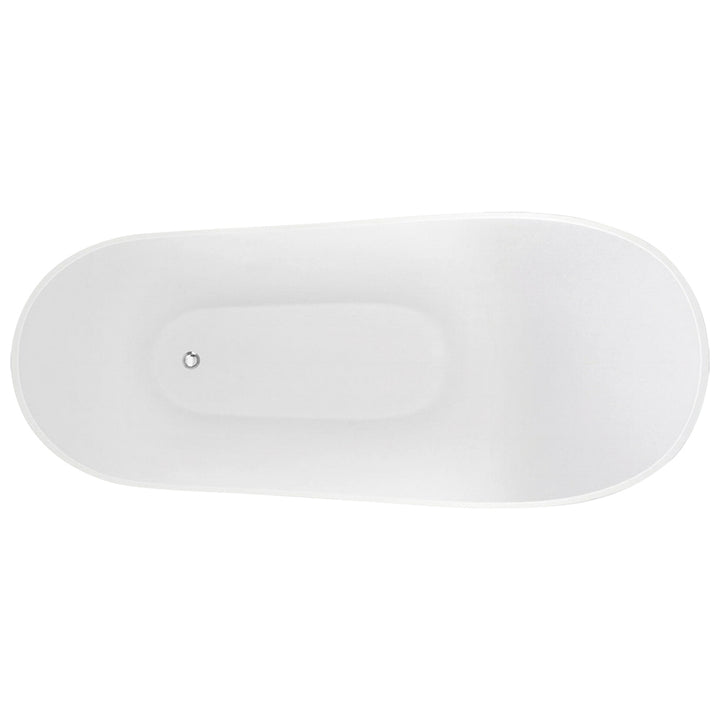 Freestanding Modern Slipper Bath 1660mm - Britta By Voda Design