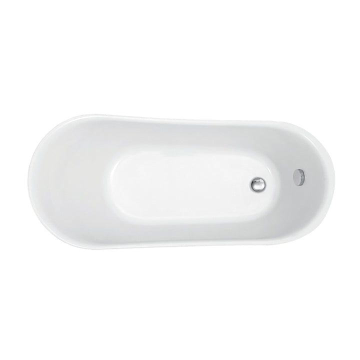 Freestanding Traditional Slipper Bath With Ball And Claw Feet 1555mm - Belgravia By Voda Design