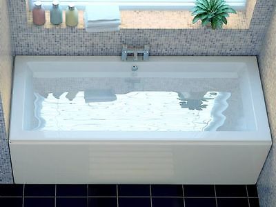 1700x750mm Double Ended Acrylic Bath - Zane 100DE by Voda Design