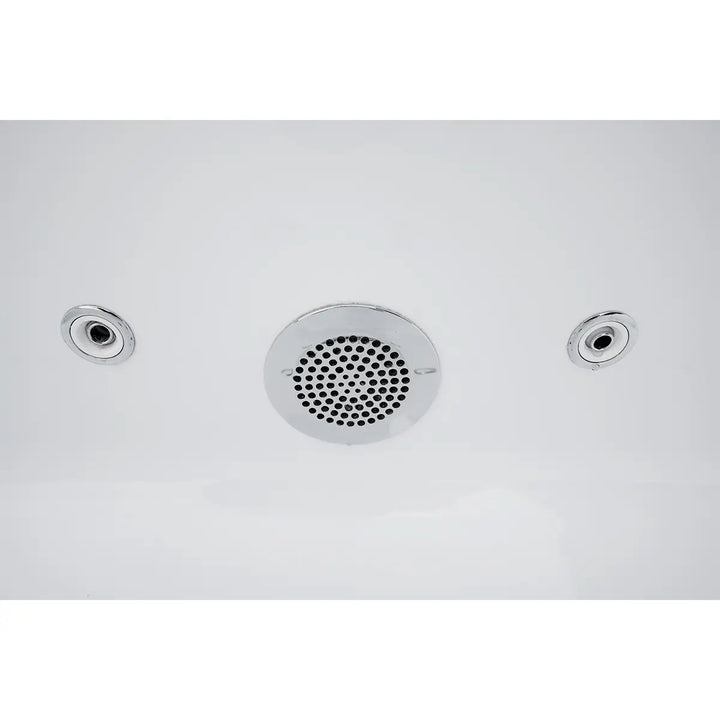 1800 Freestanding Whirlpool Bath Suite With Comfort Height Back to Wall Toilet - Brushed Brass - VODASUITE34