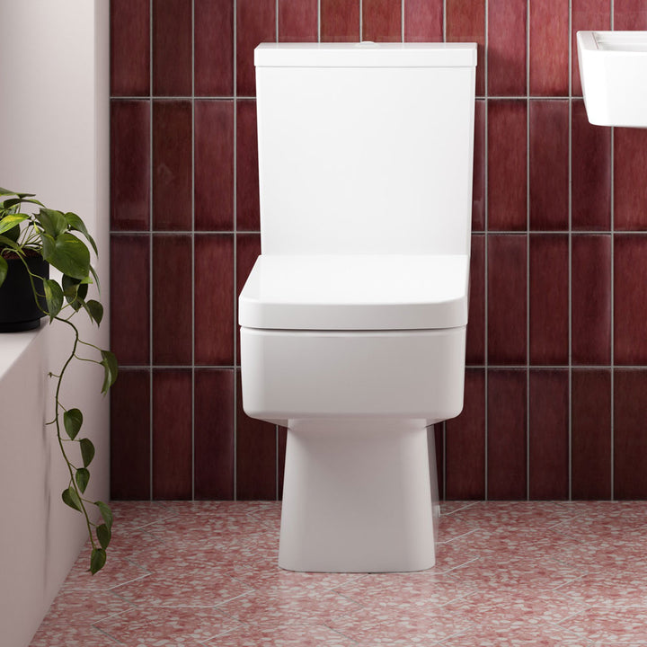 Compact Close Coupled Toilet & Cistern (Seat Sold Separately) - TOILETSET1