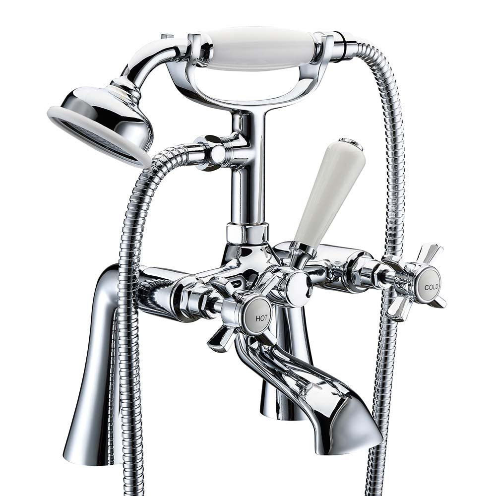 Brook Bath Shower Mixer with Shower Kit - By Voda Design
