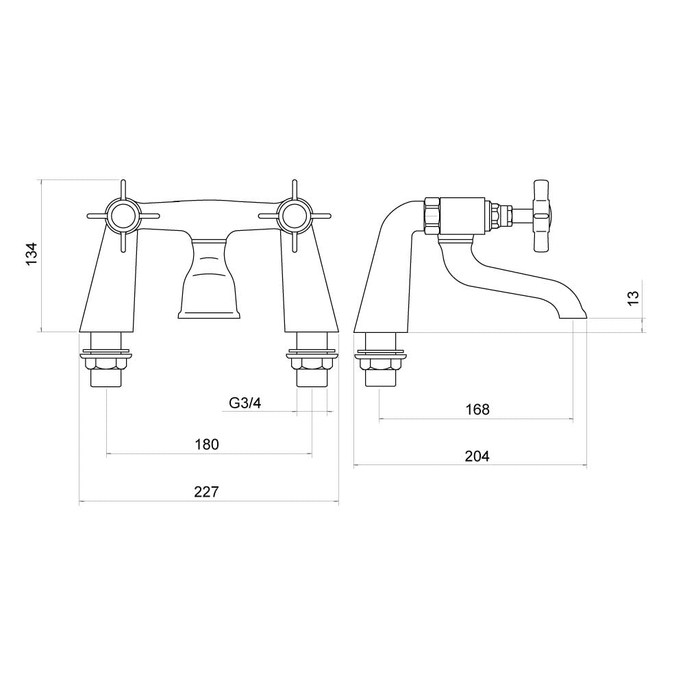 Brook Bath Filler - By Voda Design