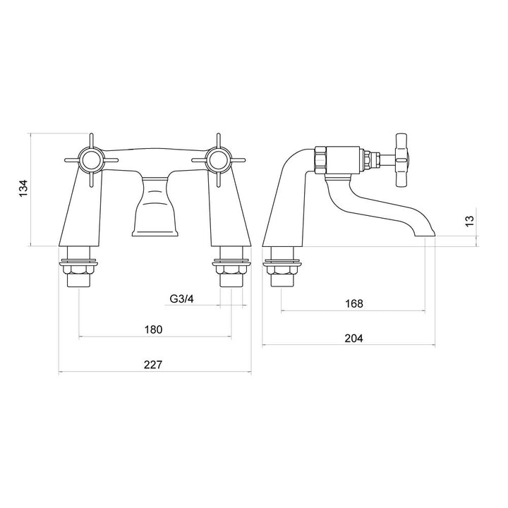 Brook Bath Filler - By Voda Design