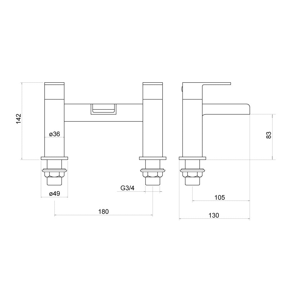 Eden Bath Filler - By Voda Design