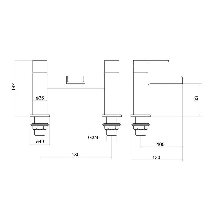 Eden Bath Filler - By Voda Design