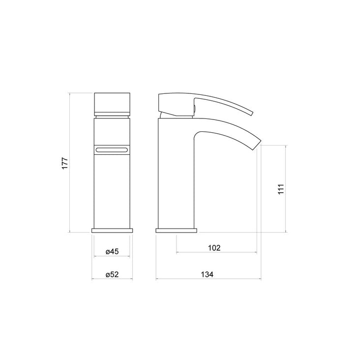Irwell Mono Basin Mixer - By Voda Design
