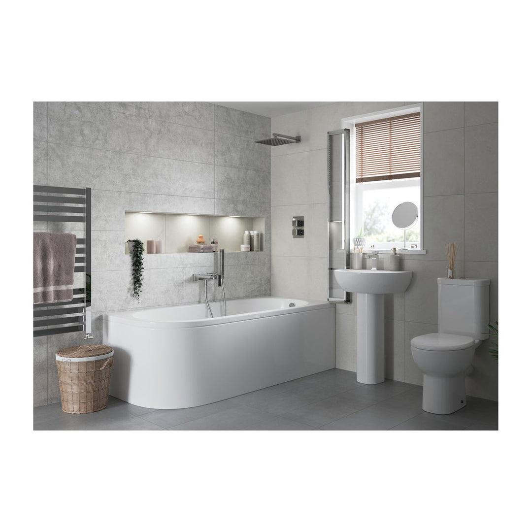 Series11 450x400mm 1TH Basin & Semi Pedestal