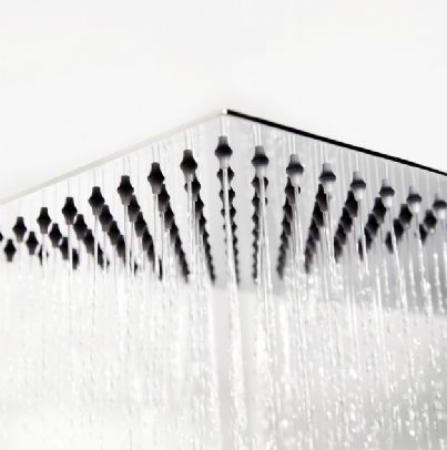Deluxe Ultra Thin Stainless Steel Oblong Shower Head
