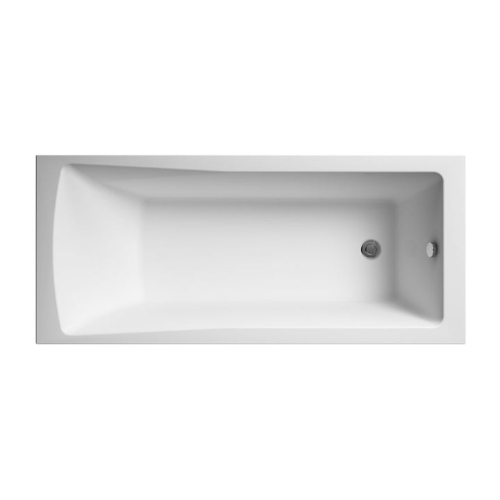 Square Single Ended Bath 1600 x 700mm - VBATH031