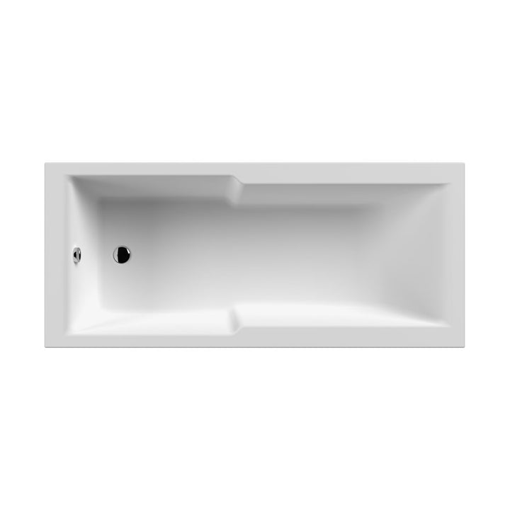 Square Straight Shower Bath 1700 x 750mm - VBATH041