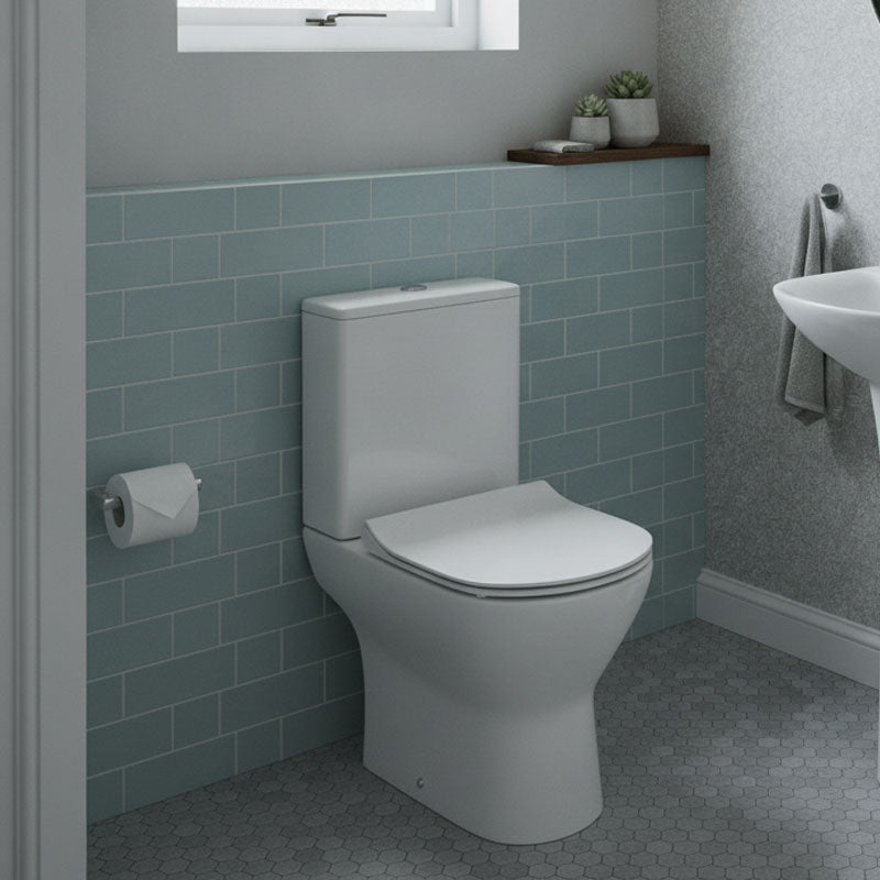 Vega Close Coupled Pan, Cistern & Seat