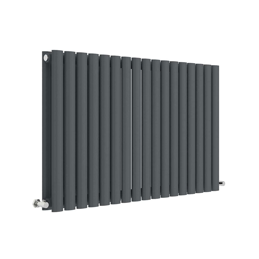 Horizontal Double Panel Radiator 600 x 992 - Anthracite - VHEA023